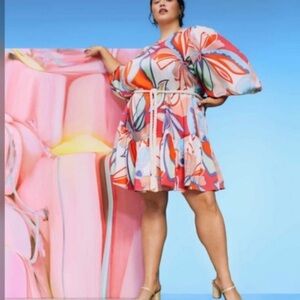 ALEXIS LIMITED Edition for Target colorful mini‎ dress size 1X